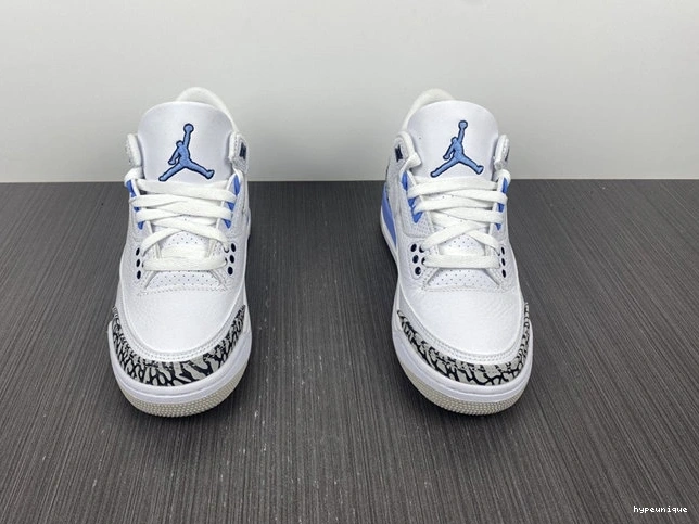 HYPE 3837 CT8532- Jordan3 Fashionable UNC 1028